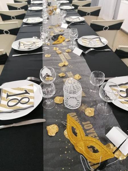 Une belle réception passe aussi par une belle table !