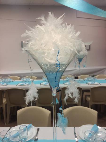 Un centre de table ajoutera un plus à votre décoration.