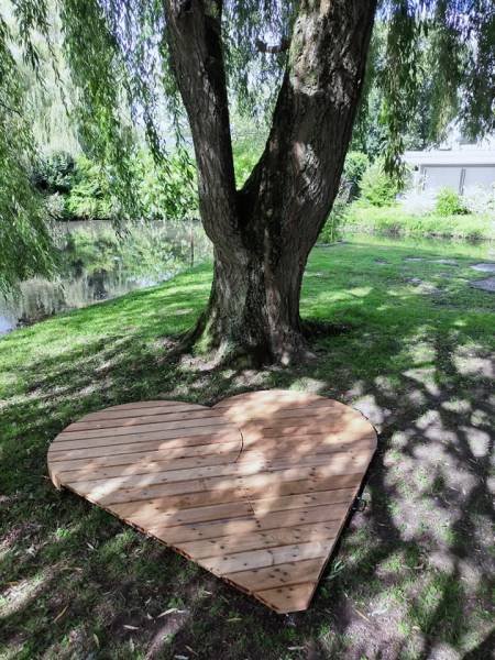 Espaces photos extérieur décoré