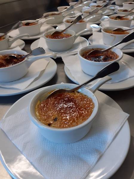 crème brûlée de foie gras