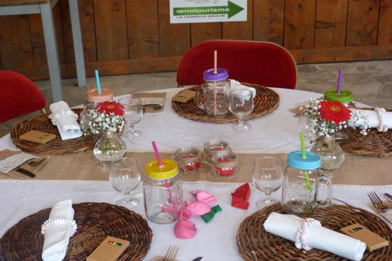 Une belle réception passe aussi par une belle table !