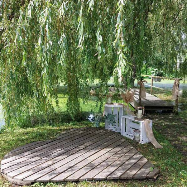 Espaces photos extérieur décoré