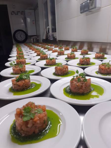 tartare duo de saumons